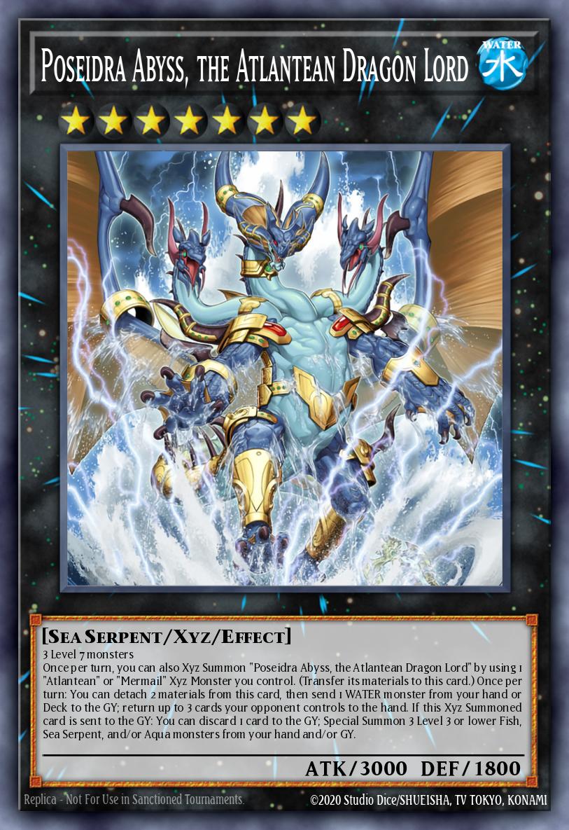 Slika karte: Poseidra Abyss, the Atlantean Dragon Lord