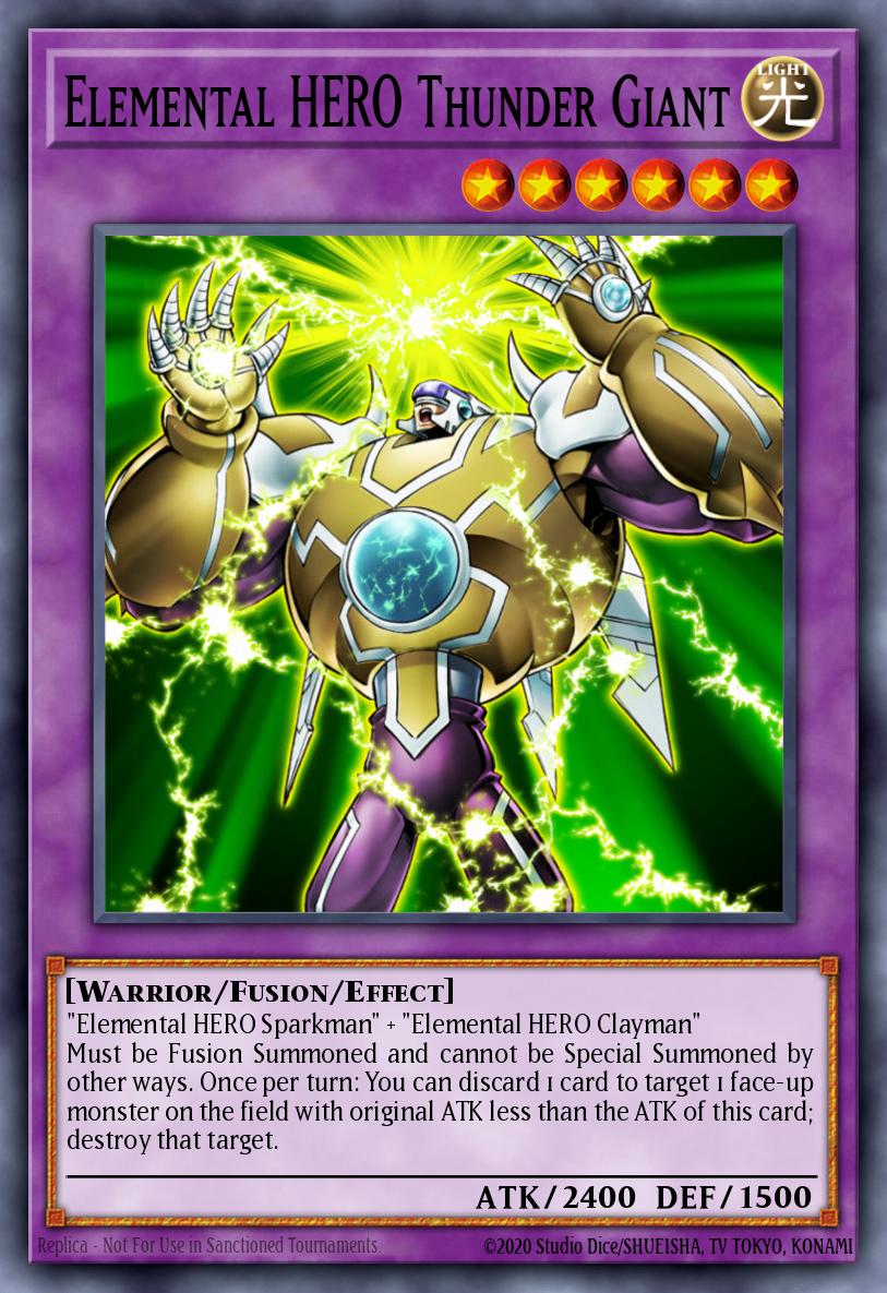 Card image of: Elemental HERO Thunder Giant