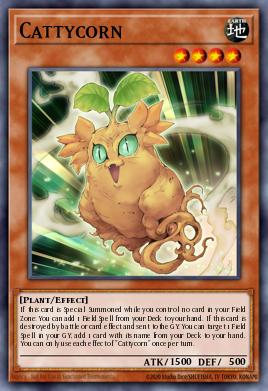 A single card from the set named: Cattycorn