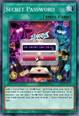 Pojedinačna karta iz seta pod imenom: Secret Password