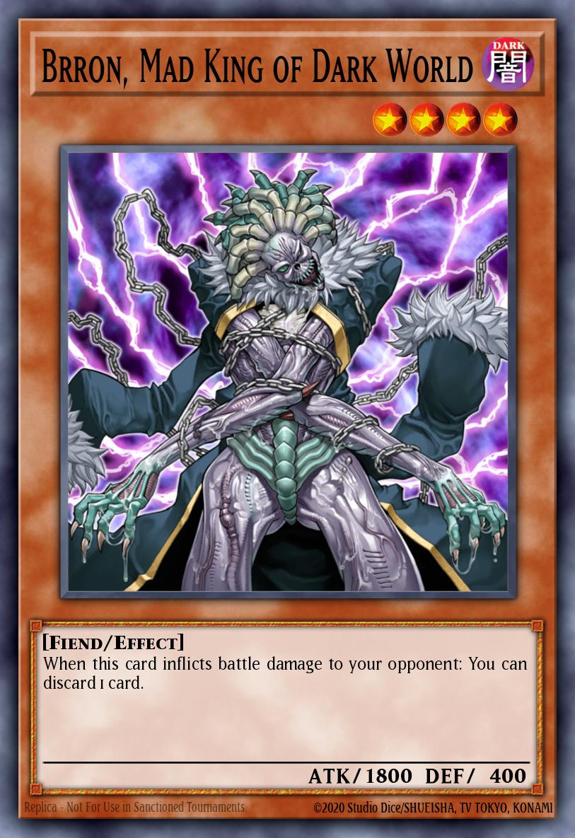 Card image of: Brron, Mad King of Dark World