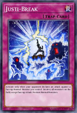 A single card from the set named: Justi-Break