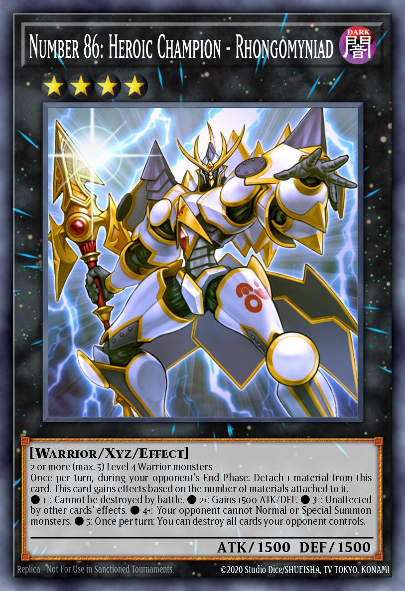 Slika karte: Number 86: Heroic Champion - Rhongomyniad