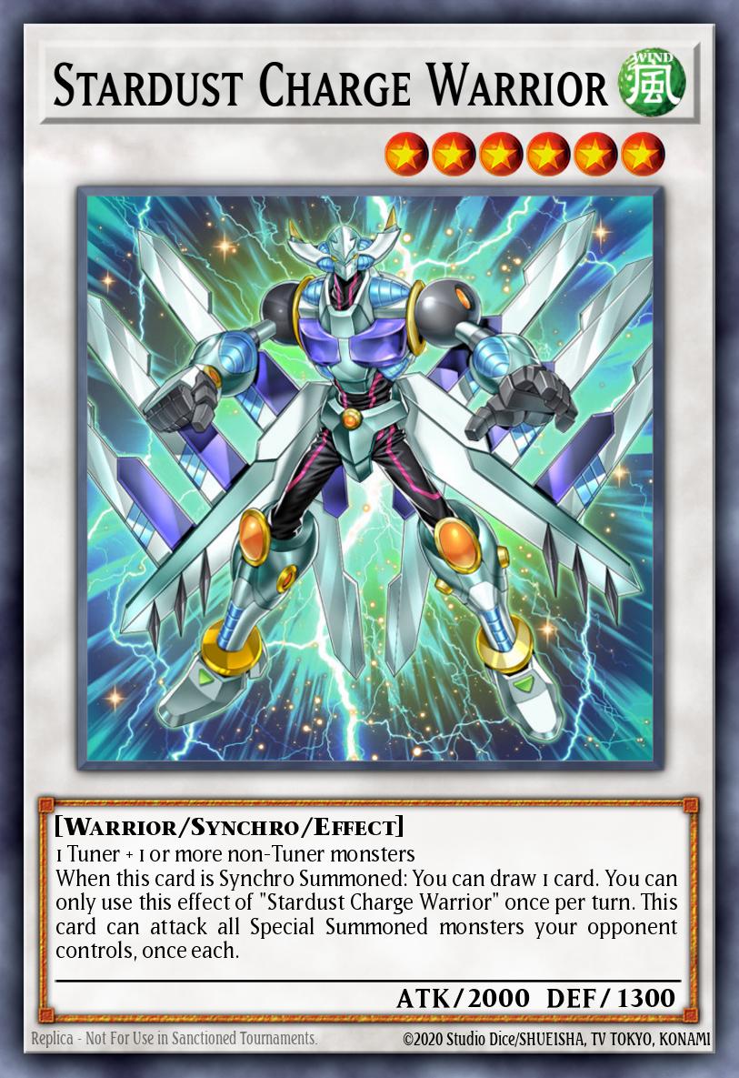 Card image of: Stardust Charge Warrior