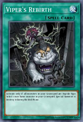 A single card from the set named: Viper's Rebirth