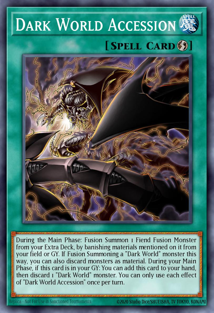Card image of: Dark World Accession