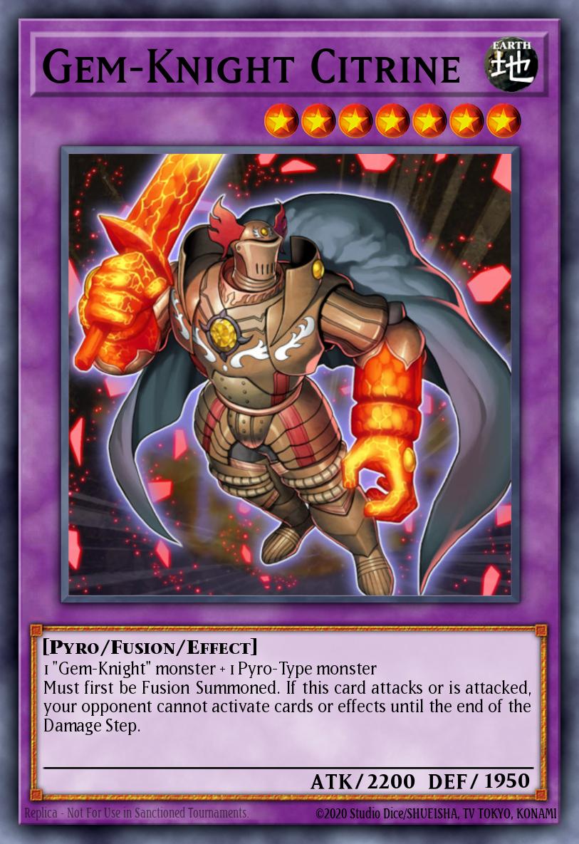 Slika karte: Gem-Knight Citrine