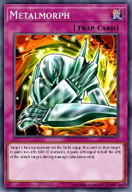 A single card from the set named: Metalmorph