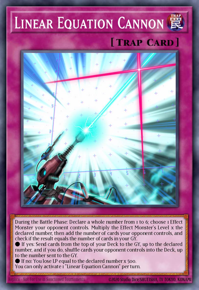 Slika karte: Linear Equation Cannon