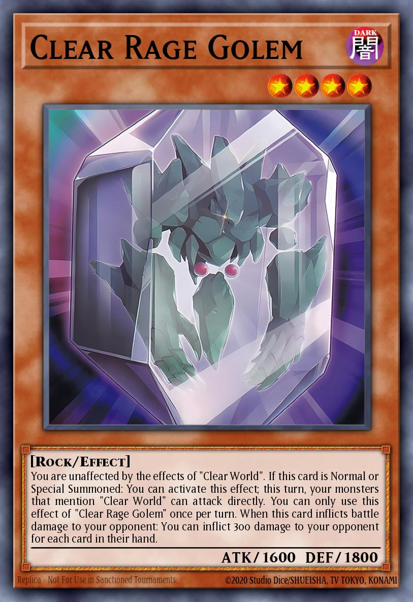 Slika karte: Clear Rage Golem