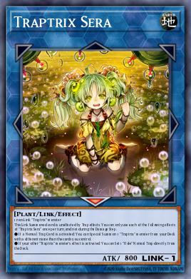 A single card from the set named: Traptrix Sera