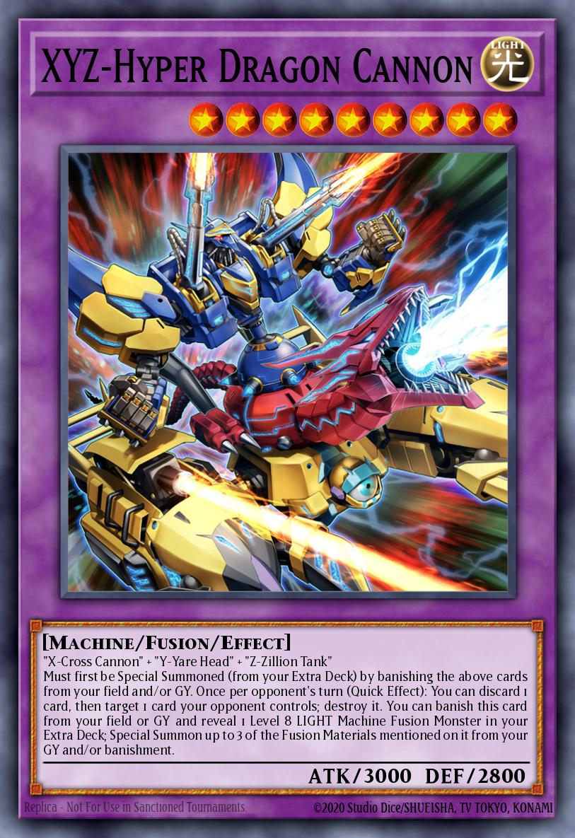 Slika karte: XYZ-Hyper Dragon Cannon