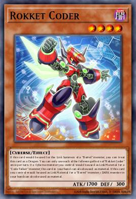 A single card from the set named: Rokket Coder