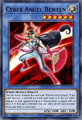 A single card from the set named: Cyber Angel Benten