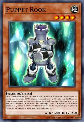 A single card from the set named: Puppet Rook
