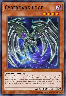 A single card from the set named: Cyberdark Edge