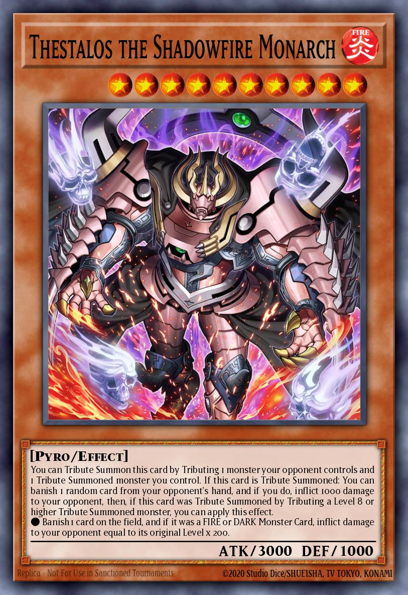 Card image of: Thestalos the Shadowfire Monarch