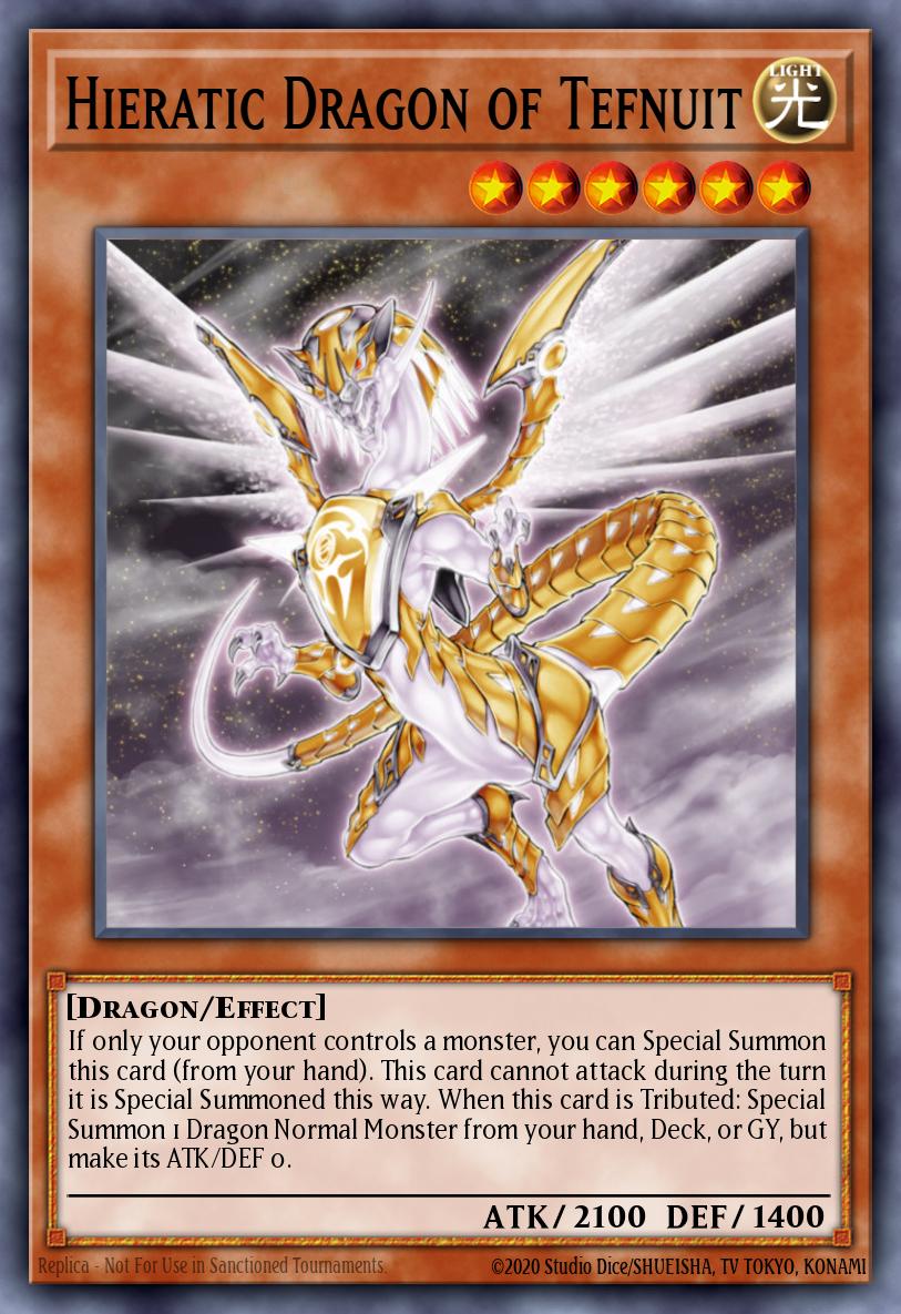 Card image of: Hieratic Dragon of Tefnuit