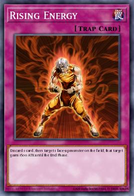 A single card from the set named: Rising Energy