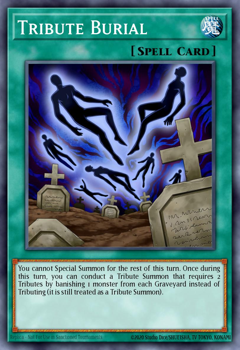 Card image of: Tribute Burial