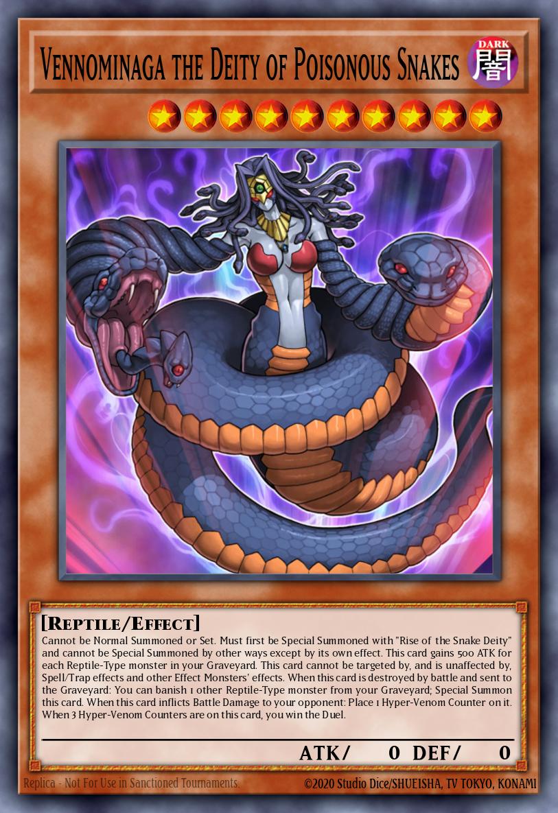 Card image of: Vennominaga the Deity of Poisonous Snakes
