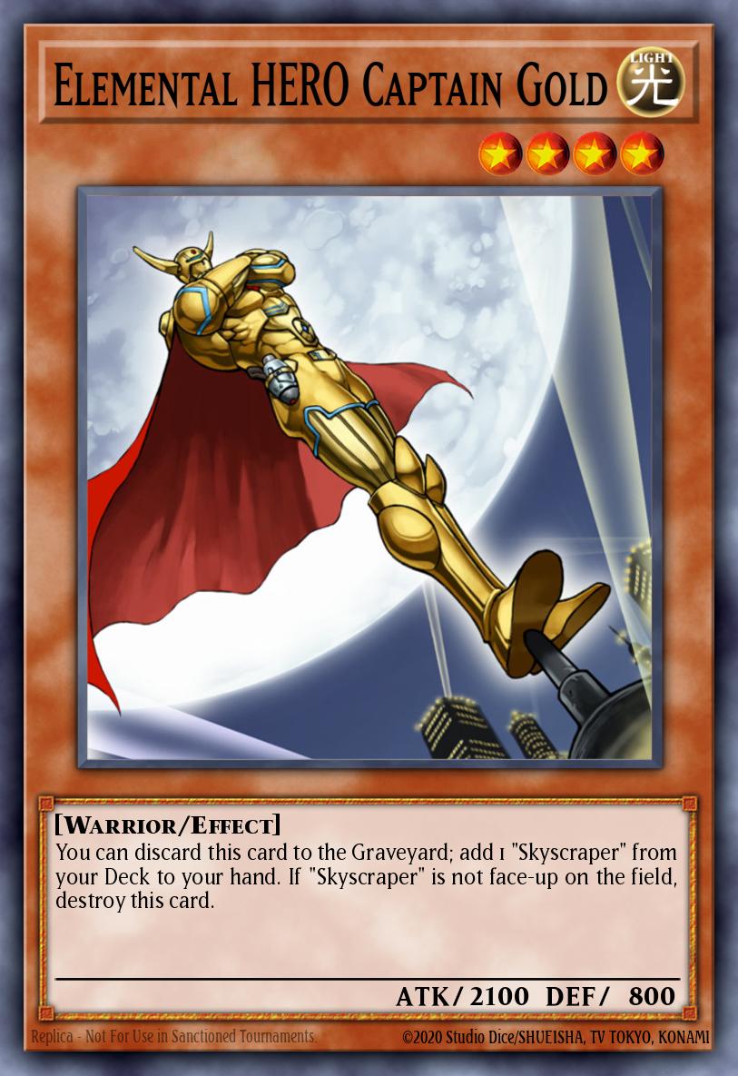 Slika karte: Elemental HERO Captain Gold