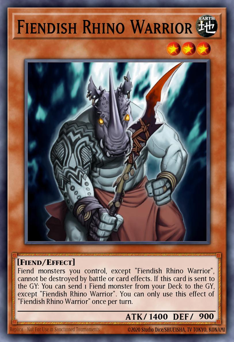 Slika karte: Fiendish Rhino Warrior