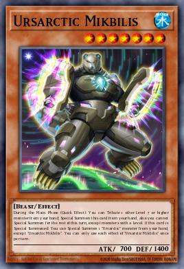 A single card from the set named: Ursarctic Mikbilis