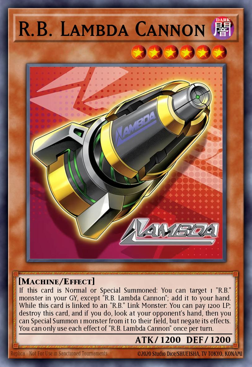 Slika karte: R.B. Lambda Cannon