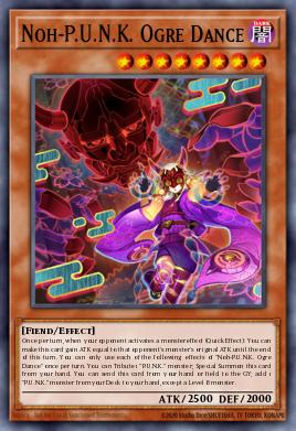 A single card from the set named: Noh-P.U.N.K. Ogre Dance