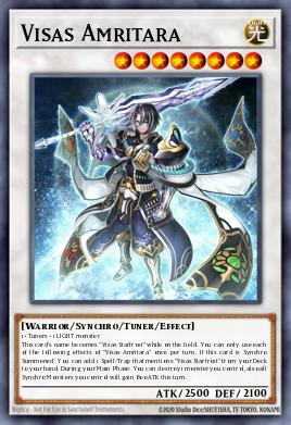 A single card from the set named: Visas Amritara