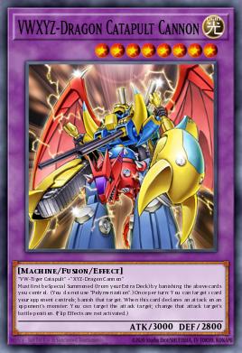 A single card from the set named: VWXYZ-Dragon Catapult Cannon