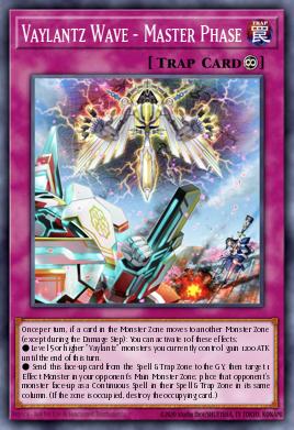 A single card from the set named: Vaylantz Wave - Master Phase