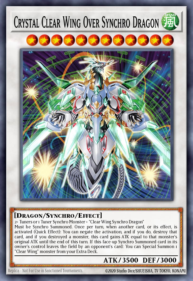 Slika karte: Crystal Clear Wing Over Synchro Dragon