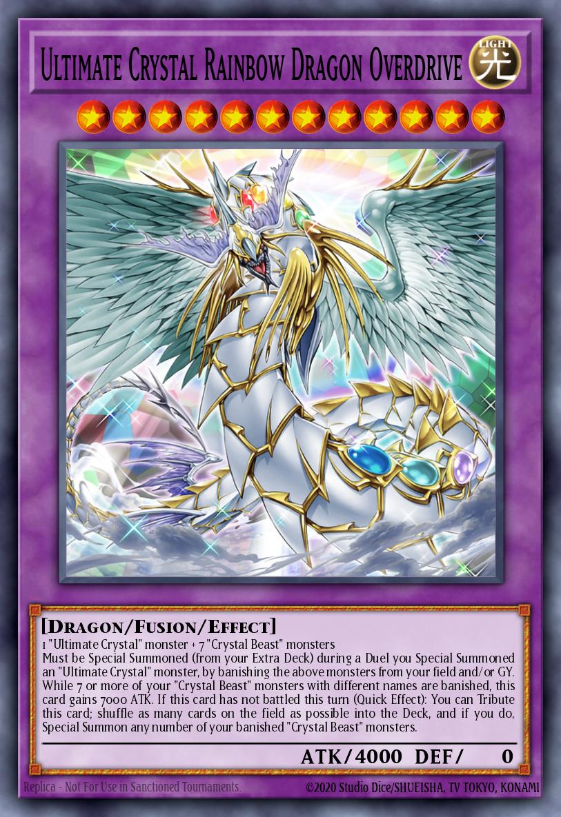 Card image of: Ultimate Crystal Rainbow Dragon Overdrive