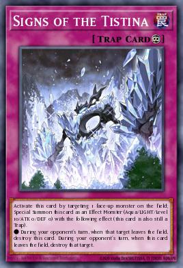 A single card from the set named: Signs of the Tistina