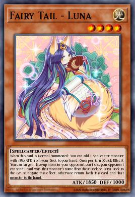 A single card from the set named: Fairy Tail - Luna