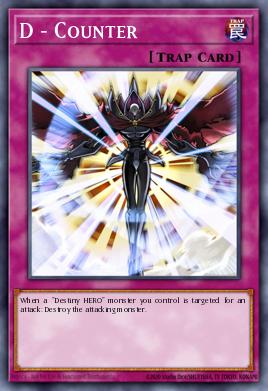 A single card from the set named: D - Counter