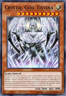 A single card from the set named: Crystal God Tistina