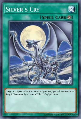 A single card from the set named: Silver's Cry