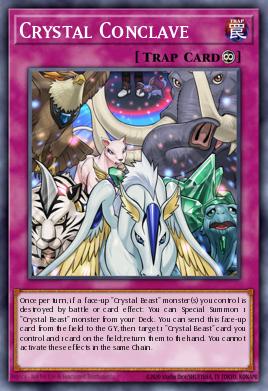A single card from the set named: Crystal Conclave