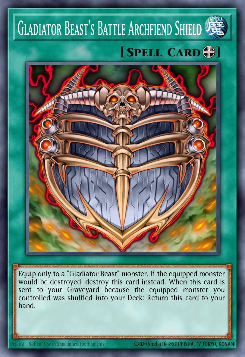 Slika karte: Gladiator Beast's Battle Archfiend Shield