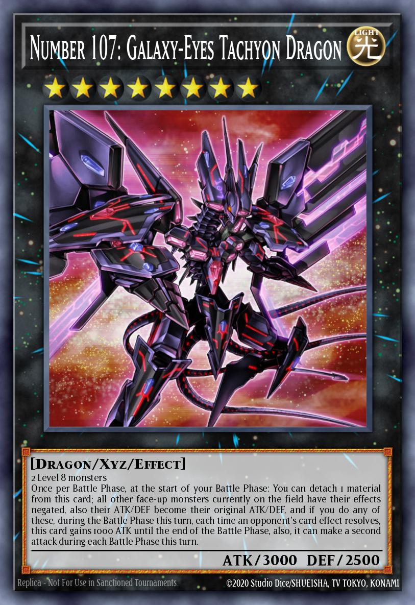 Slika karte: Number 107: Galaxy-Eyes Tachyon Dragon