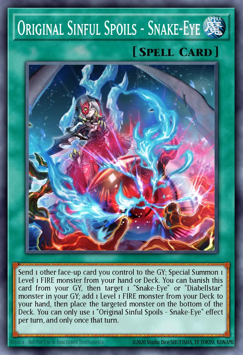 Slika karte: Original Sinful Spoils - Snake-Eye