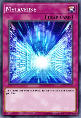 A single card from the set named: Metaverse
