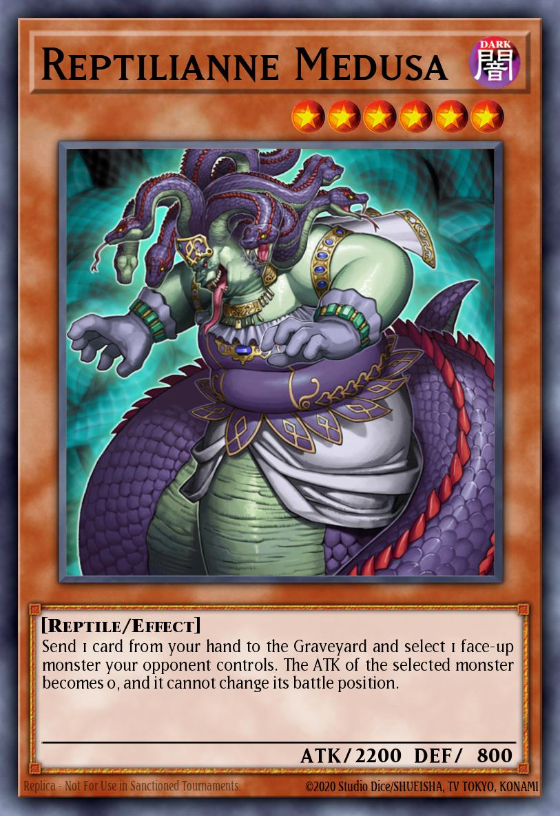 Slika karte: Reptilianne Medusa