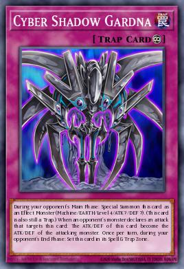 A single card from the set named: Cyber Shadow Gardna