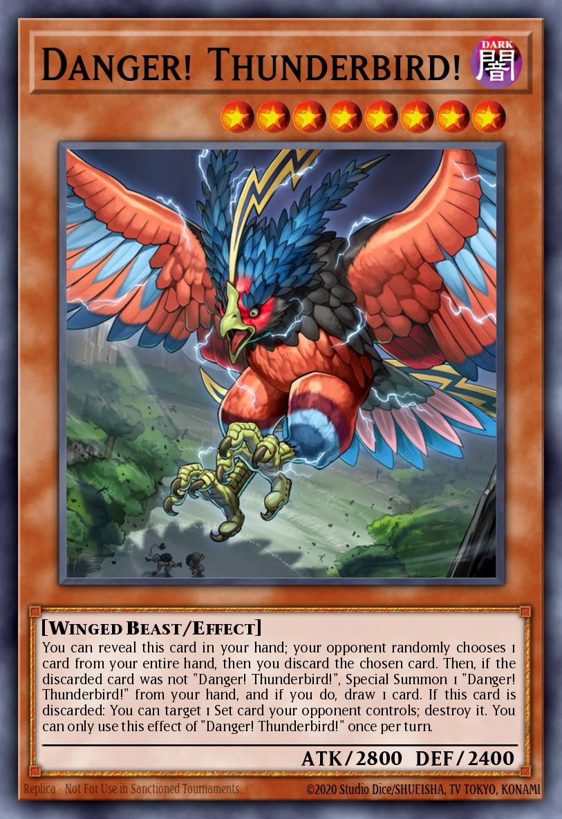 Card image of: Danger! Thunderbird!