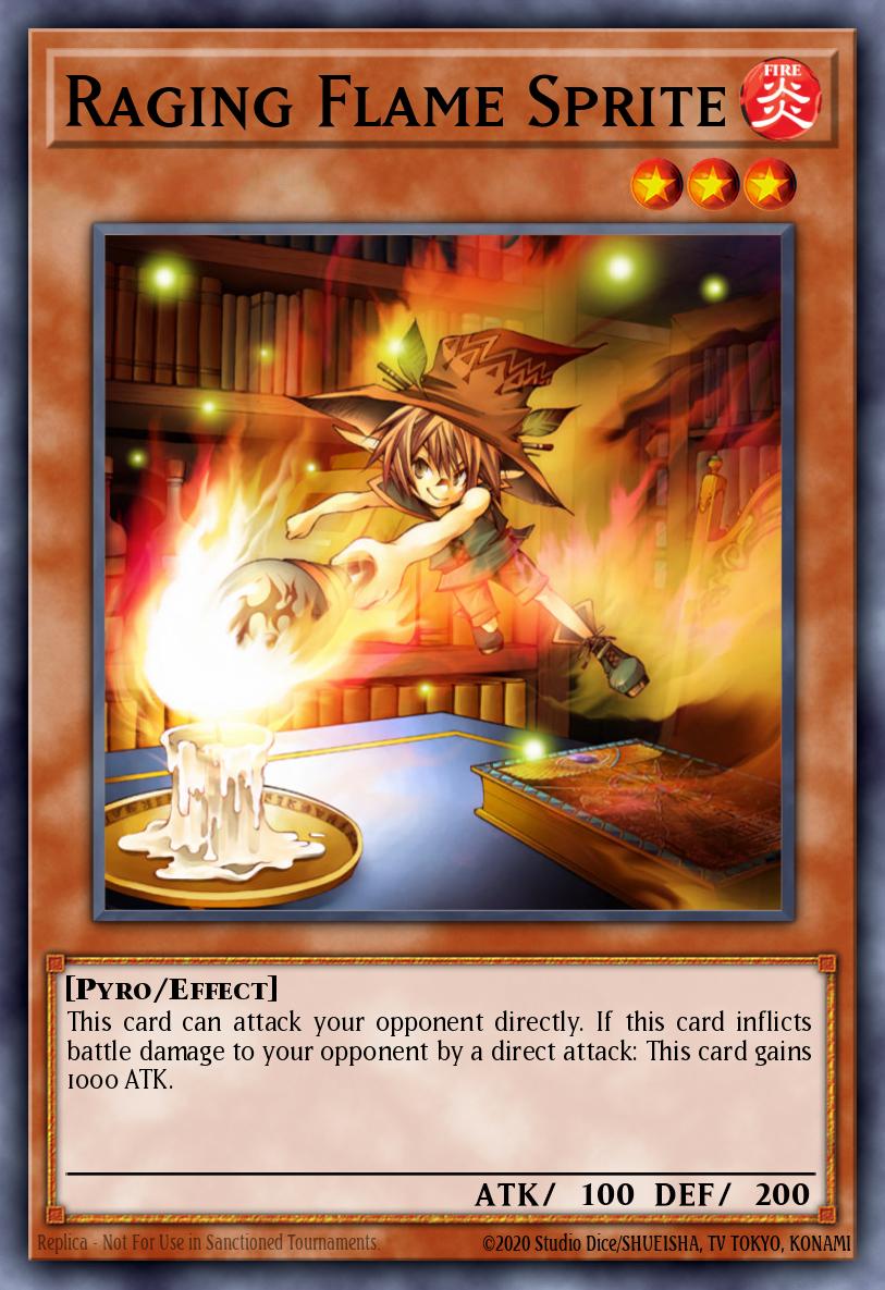 Card image of: Raging Flame Sprite