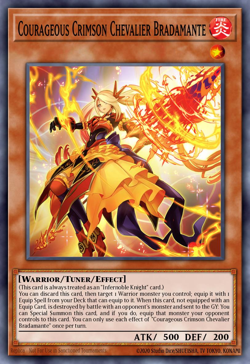 Card image of: Courageous Crimson Chevalier Bradamante